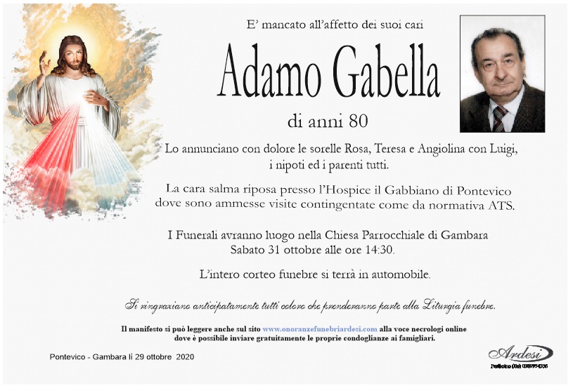 ADAMO GABELLA - PONTEVICO GAMBARA