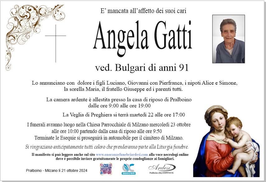 ANGELA GATTI PRALBOINO - MILZANO