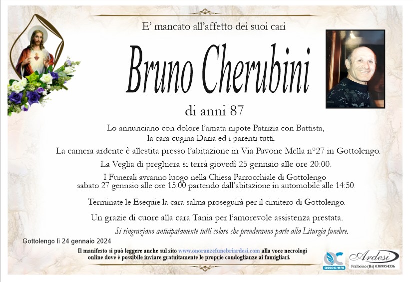 BRUNO CHERUBINI - GOTTOLENGO