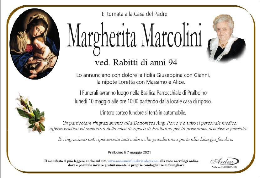 MARGHERITA MARCOLINI - PRALBOINO