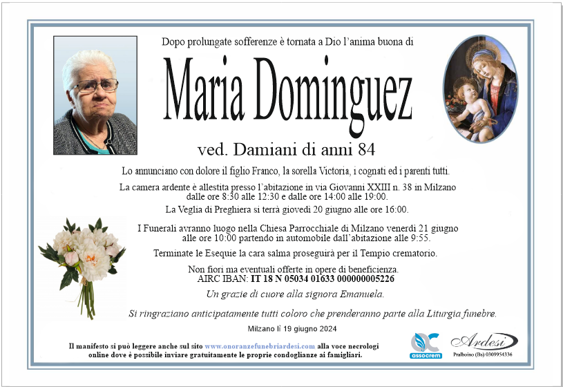 MARIA DOMINGUEZ - MILZANO